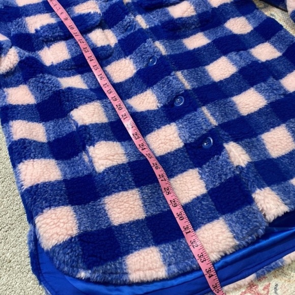 NWT Stand Studio Pink Blue Sherpa Sabi Coat- Revolve - Picture 3 of 8